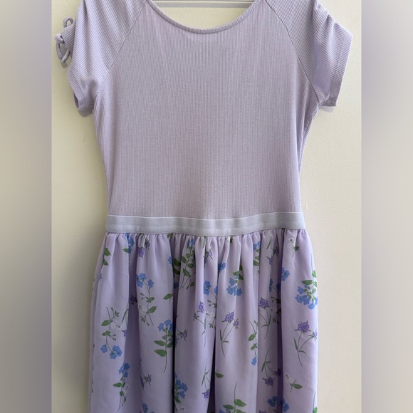 The Children’s Place Girls Floral Fit And Flare Dress Size 14 (XL) - Picture 4 of 7